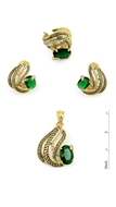 Picture of Low Cost Green South American 3 Pieces Jewelry Sets