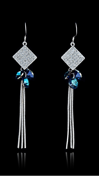 Picture of Online Watches Wholesale Small Swarovski Element Drop & Dangle