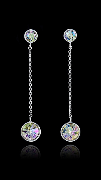 Picture of High Efficient Colourful Swarovski Element Drop & Dangle