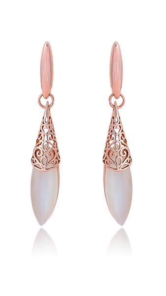 Picture of Trendy Big Rose Gold Plated Drop & Dangle