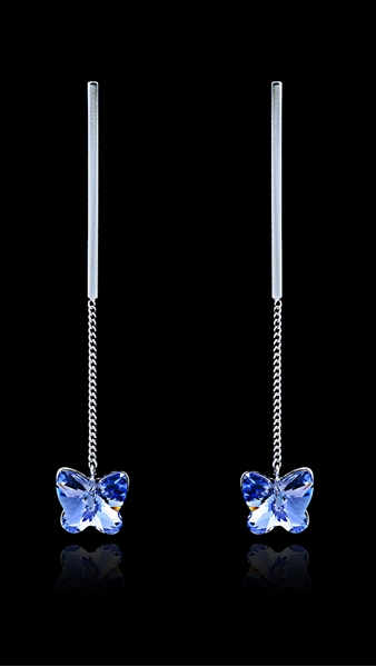 Picture of Reliable Swarovski Element Single Stone Drop & Dangle