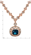 Picture of Vanguard Design For Rose Gold Plated Crystal 2 Pieces Jewelry Sets