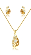 Picture of Fabulous Gold Plated None-Stone 2 Pieces Jewelry Sets