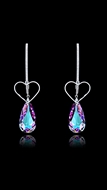 Picture of Gorgeous And Beautiful Single Stone Colourful Drop & Dangle