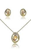 Picture of First Class Platinum Plated Small 2 Pieces Jewelry Sets