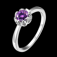 Picture of The Youthful And Fresh Style Of Purple Fashion Rings