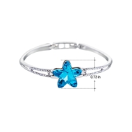 Picture of Online Accessories Wholesale Exquisite Sea Blue Bracelets