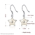 Picture of  Star Holiday Dangle Earrings 3LK053750E