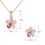 Picture of 16 Inch Rose Gold Plated Necklace and Earring Set with Unbeatable Quality