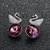 Picture of Casual Purple Stud Earrings with Fast Delivery