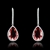 Picture of Timeless Collection Swarovski Element Red Drop & Dangle