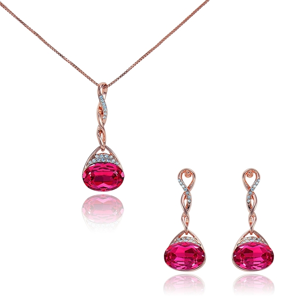 Picture of Pretty Small Crystal 2 Pieces Jewelry Sets