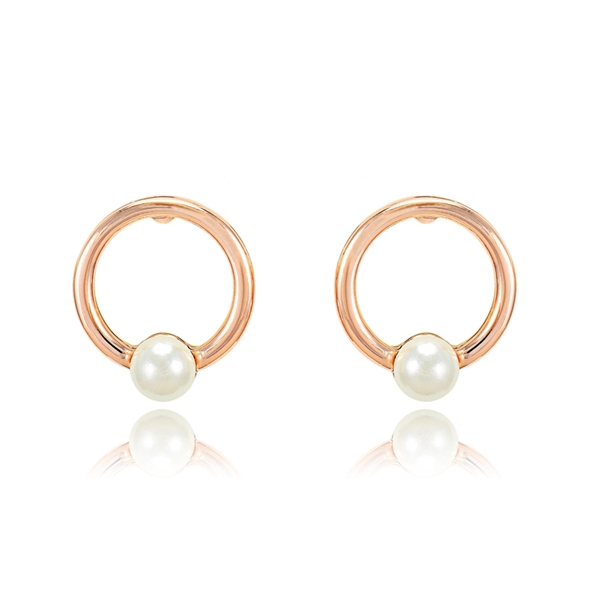 Picture of Sparkling And Fresh Colored Venetian Pearl Zinc-Alloy Stud