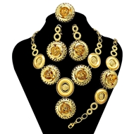 Picture of First-Rate  None-Stone Dubai Style 4 Pieces Jewelry Sets