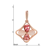 Picture of Skilled  Classic Rose Gold Plated Drop & Dangle