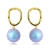 Picture of Top Swarovski Element Pearl Small Dangle Earrings