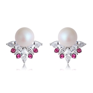 Picture of Featured White Zinc Alloy Stud Earrings From Reliable Factory