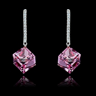 Picture of Trendy Design Swarovski Element Geometric Drop & Dangle