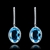 Picture of Excellent Quality  Swarovski Element Platinum Plated Drop & Dangle