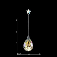 Picture of Diversified Swarovski Element Single Stone Drop & Dangle