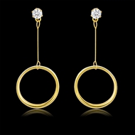 Picture of Impressive White Gold Plated Dangle Earrings