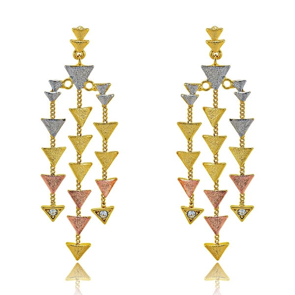 Picture of Luxurious Zinc-Alloy None-Stone Drop & Dangle