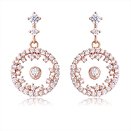 Picture of New Cubic Zirconia Casual Dangle Earrings