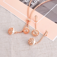 Picture of Casual Dubai Necklace and Earring Set with Fast Delivery