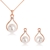 Picture of Good Quality Artificial Pearl Casual Necklace and Earring Set