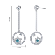 Picture of Low Price Platinum Plated Casual Dangle Earrings from Top Designer