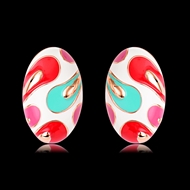 Picture of New Enamel Zinc Alloy Stud Earrings