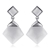 Picture of Featured White Opal Dangle Earrings with Full Guarantee
