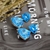 Picture of Fashion Blue Dangle Earrings Online Only