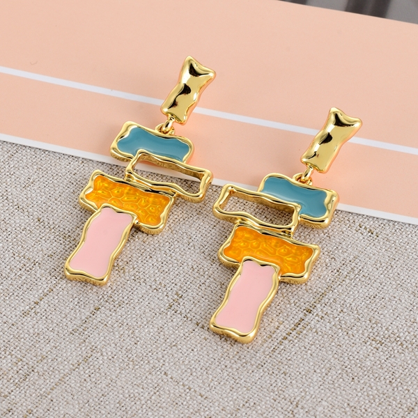 Picture of Fashion Colorful Dangle Earrings with Worldwide Shipping