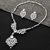 Picture of Low Price Copper or Brass Cubic Zirconia Necklace and Earring Set from Trust-worthy Supplier