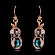 Picture of Classic Rose Gold Plated Dangle Earrings with Fast Shipping