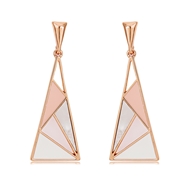 Picture of Trendy Rose Gold Plated Casual Dangle Earrings with No-Risk Refund