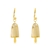 Picture of Good Quality Cubic Zirconia Gold Plated Dangle Earrings