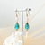 Picture of Great fresh water pearl Blue Dangle Earrings