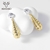 Picture of Zinc Alloy Gold Plated Dangle Earrings Factory Direct Supply