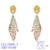 Picture of Medium Cubic Zirconia Dangle Earrings with Beautiful Craftmanship