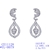 Picture of Featured White Medium Dangle Earrings with Full Guarantee