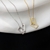 Picture of Staple Small Platinum Plated Pendant Necklace