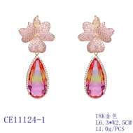 Picture of Inexpensive Gold Plated Big Dangle Earrings from Reliable Manufacturer