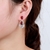 Picture of Designer Platinum Plated Cubic Zirconia Dangle Earrings with No-Risk Return