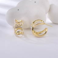 Picture of Medium Zinc Alloy Stud Earrings Factory Direct Supply