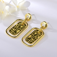 Picture of Latest Big Zinc Alloy Dangle Earrings