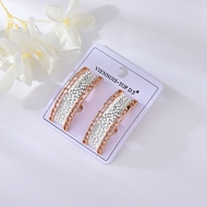 Picture of Distinctive Multi-tone Plated Zinc Alloy Big Stud Earrings with Low MOQ