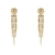 Picture of Affordable Gold Plated Cubic Zirconia Dangle Earrings From Reliable Factory