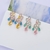 Picture of Sparkling Big Gold Plated Dangle Earrings